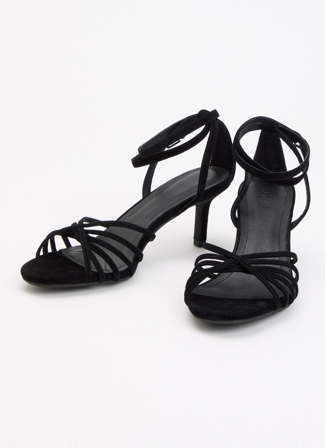 Sofie Schnoor Cecesw sandalette van suède  - detail 3 zwart