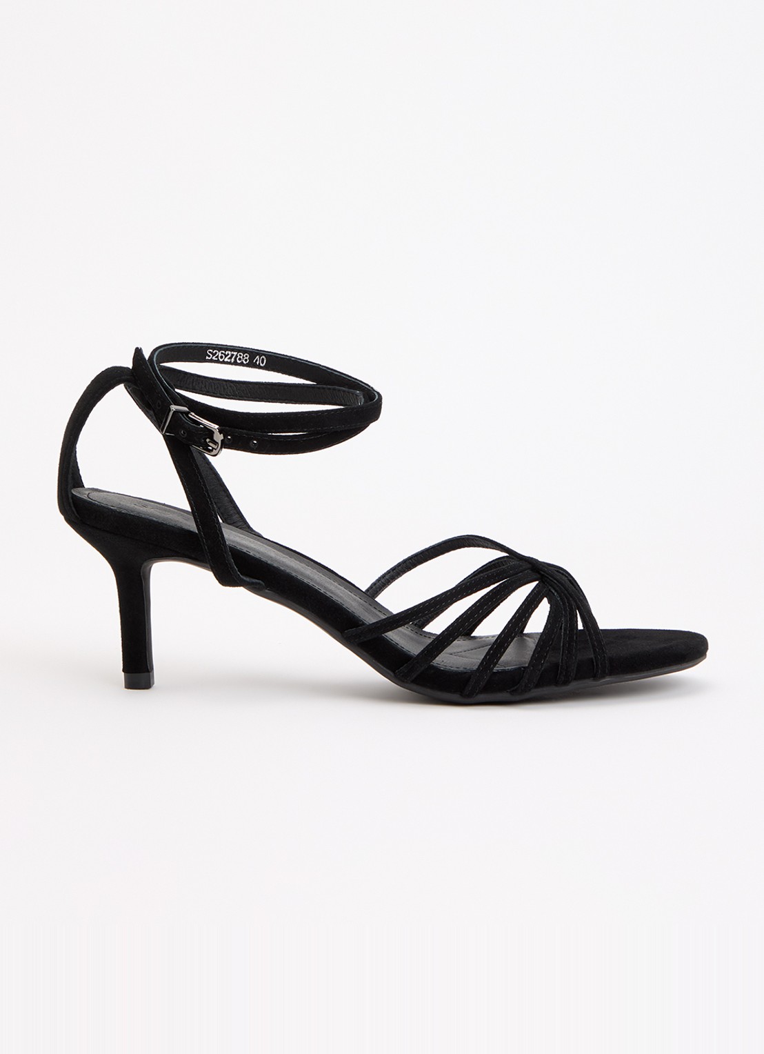 Sofie Schnoor Cecesw sandalette van suède  - voorkant zwart