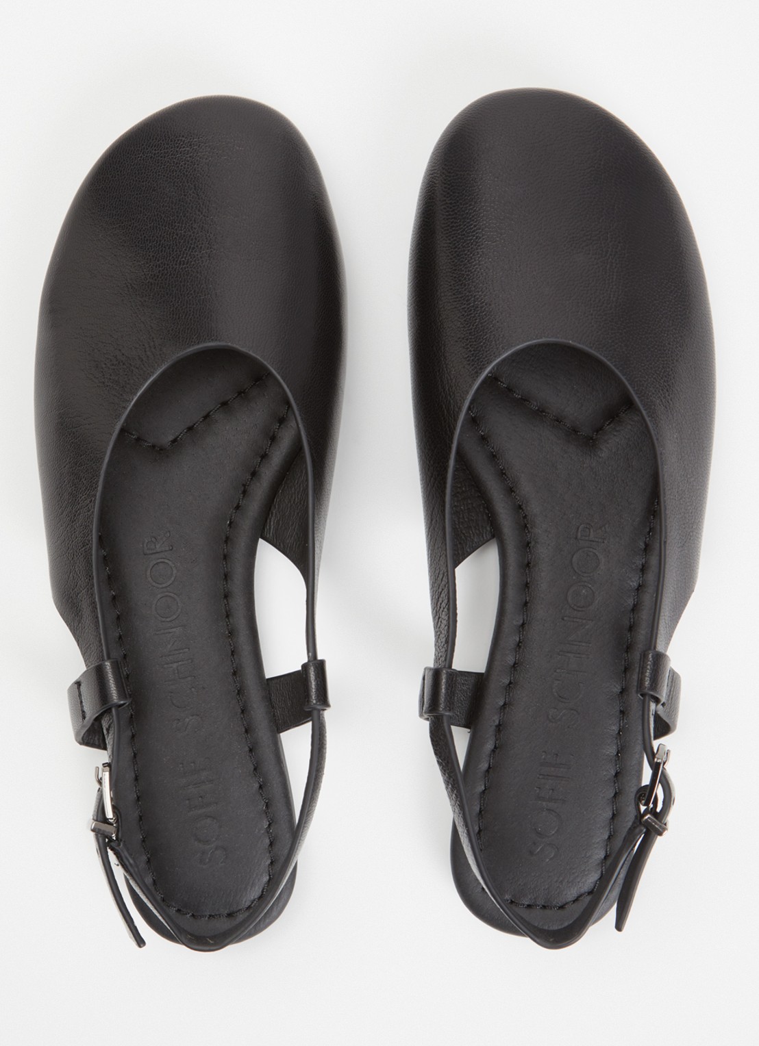 Sofie Schnoor Denisesw slingback van leer - detail 2 zwart