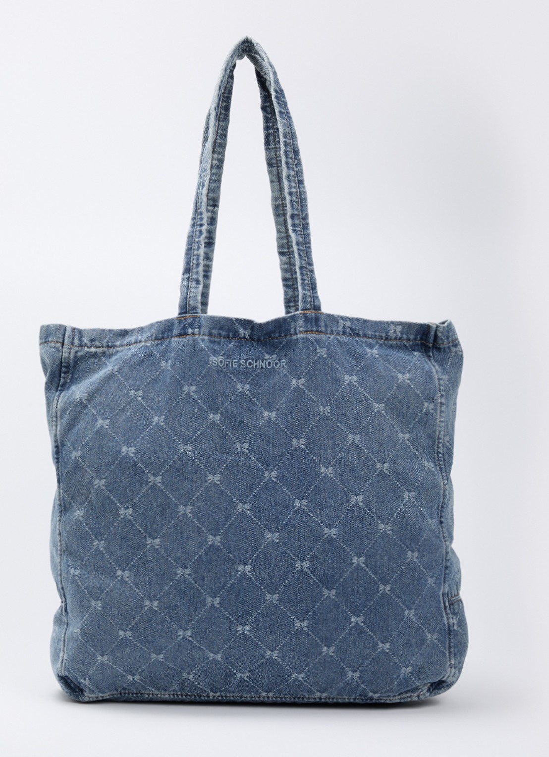 Sofie Schnoor Elin shopper van denim  - voorkant 5 indigo