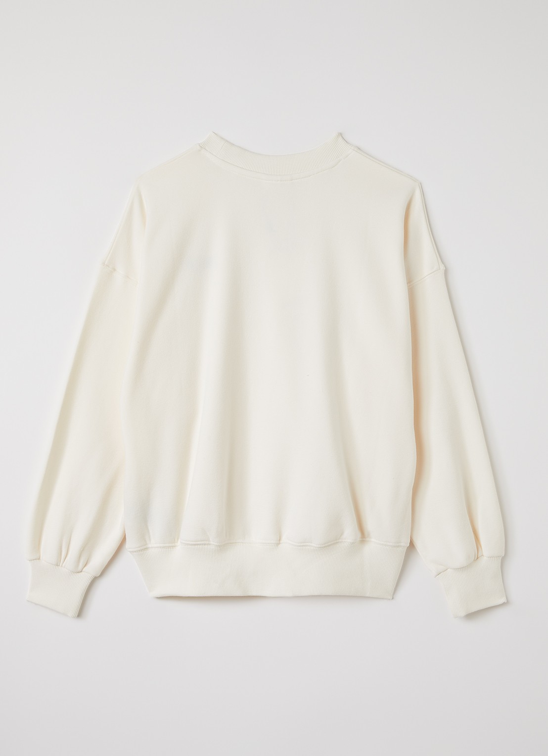 Sofie Schnoor Elisy sweater met borduring - voorkant 3 gebroken wit