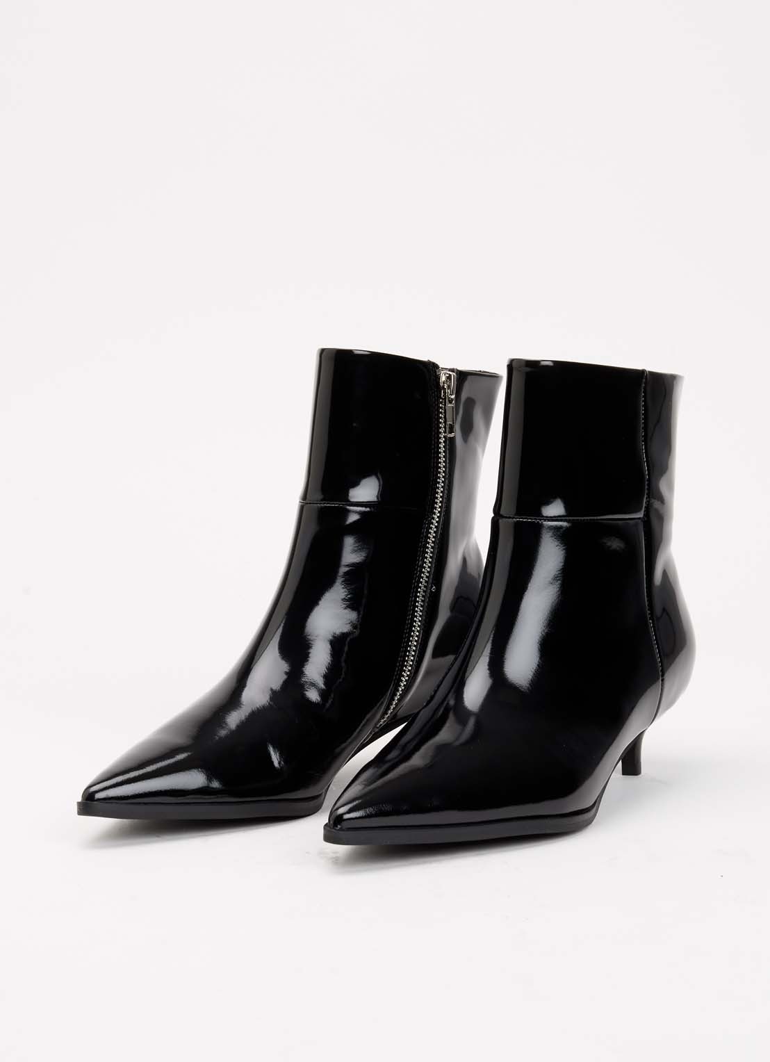 Sofie Schnoor Elvirasw enkellaarsje van lakleer - detail 3 zwart