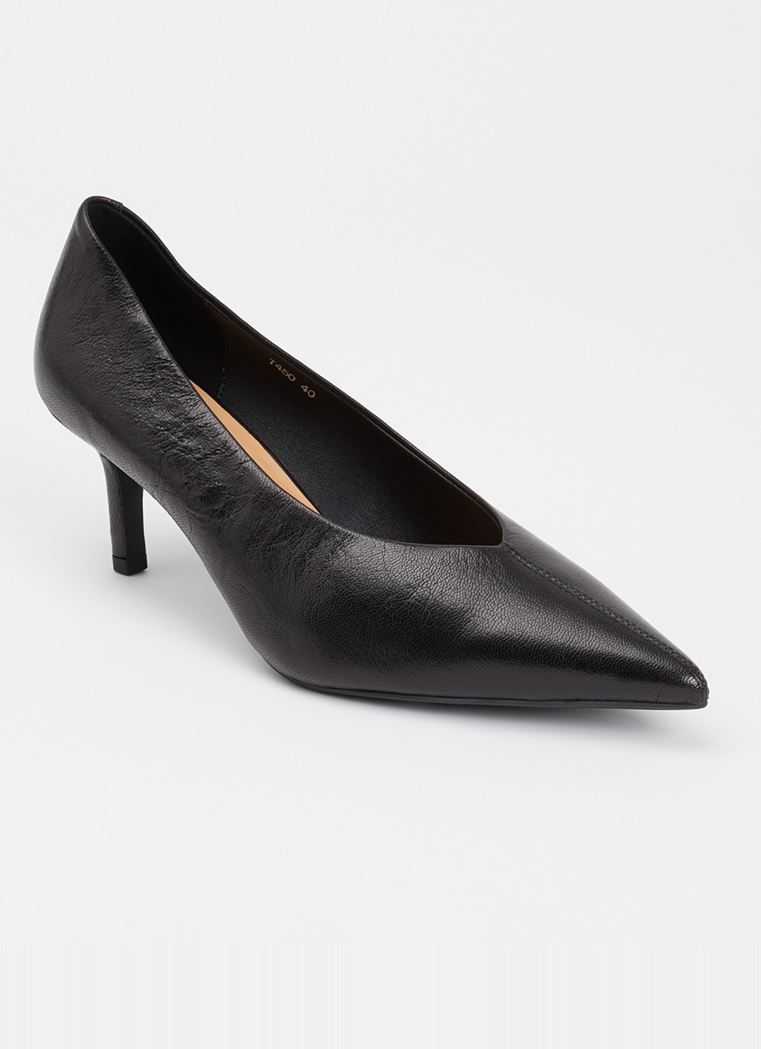 Sofie Schnoor Gigi pump van leer - voorkant 5 zwart