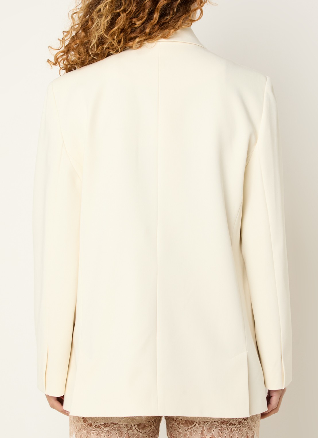 Sofie Schnoor Harpirsw double breasted blazer - achterkant ivoor