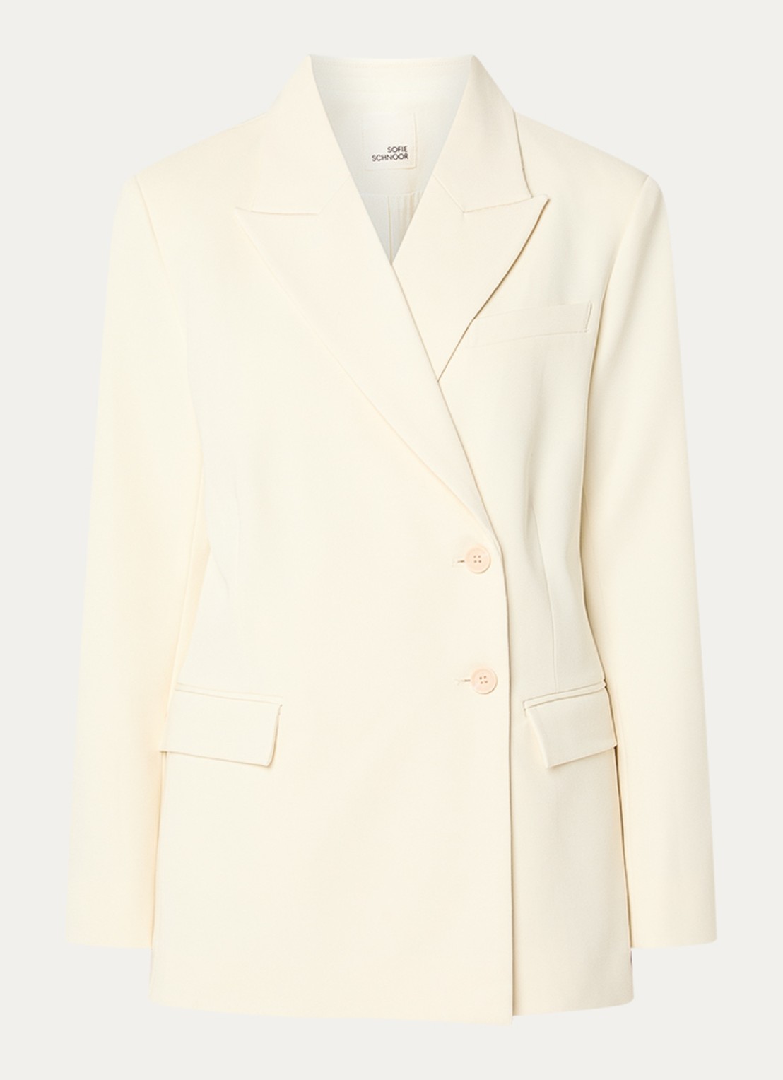 Sofie Schnoor Harpirsw double breasted blazer - voorkant 2 ivoor