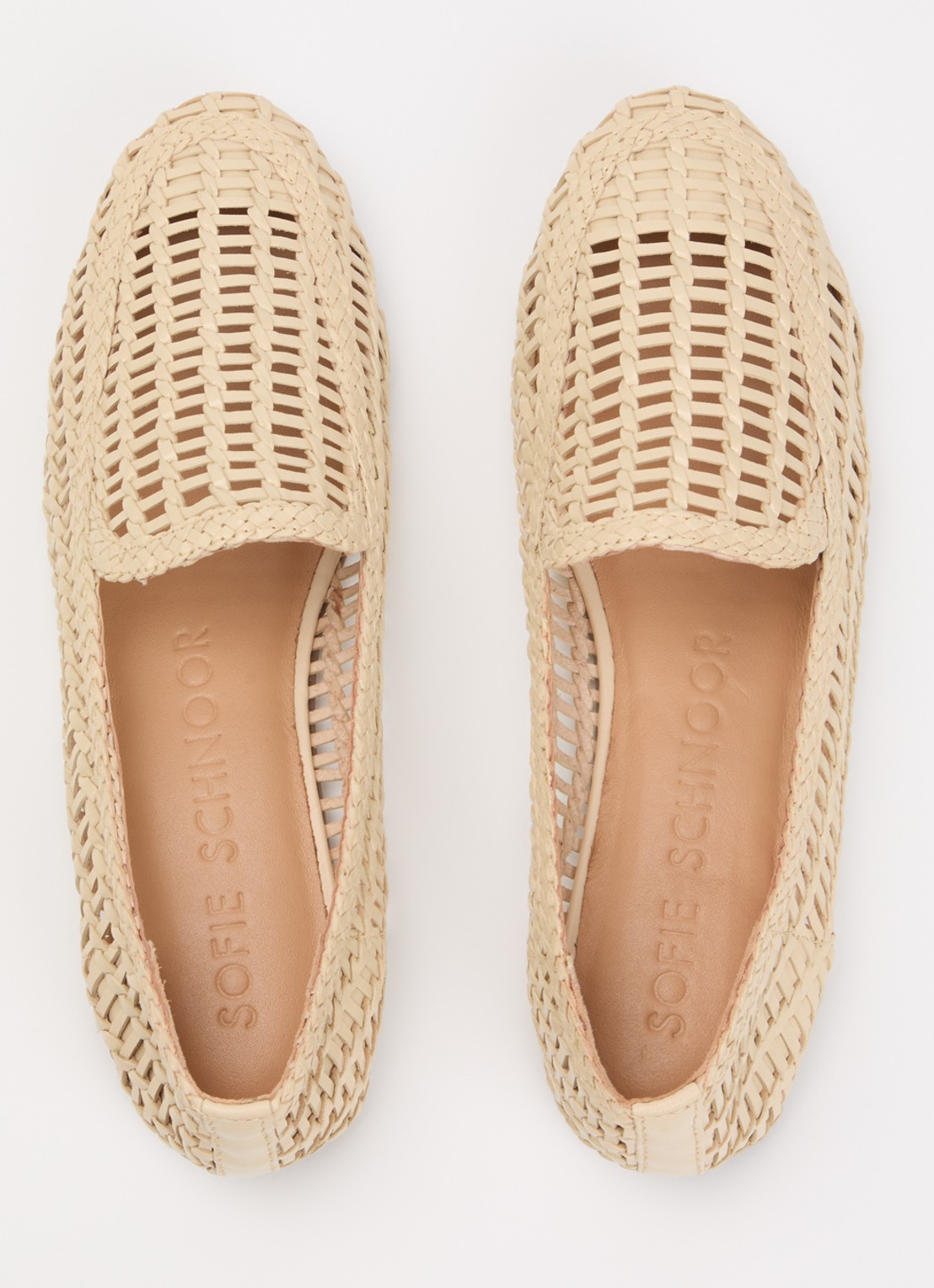 Sofie Schnoor Henrietsw loafer van leer - detail 3 gebroken wit