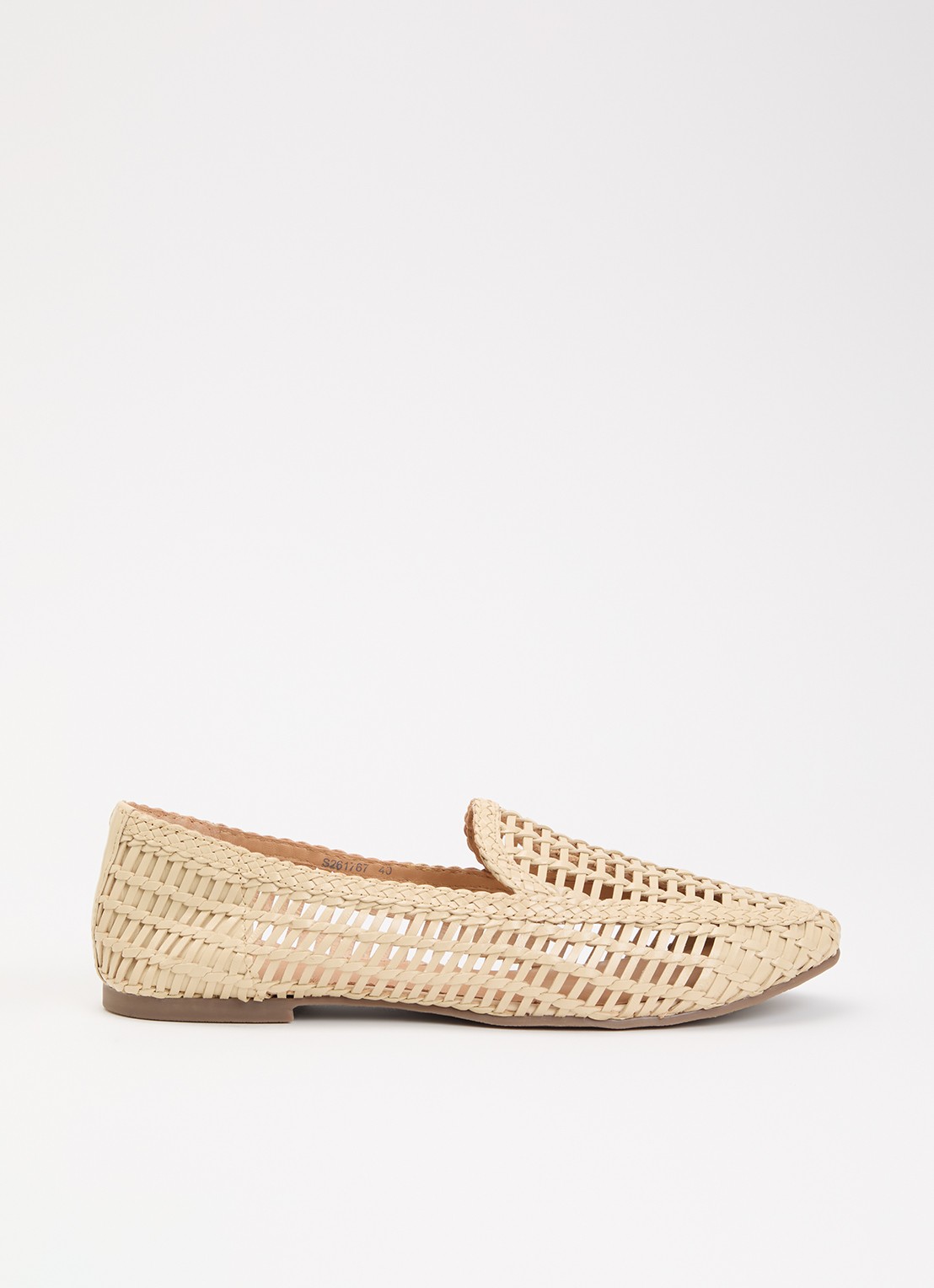 Sofie Schnoor Henrietsw loafer van leer - voorkant gebroken wit