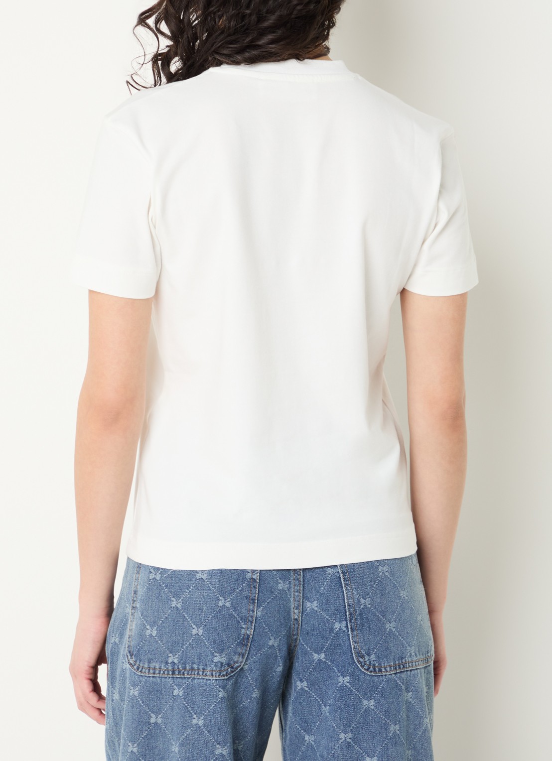 Sofie Schnoor Indy T-shirt met logo - achterkant 2 wit