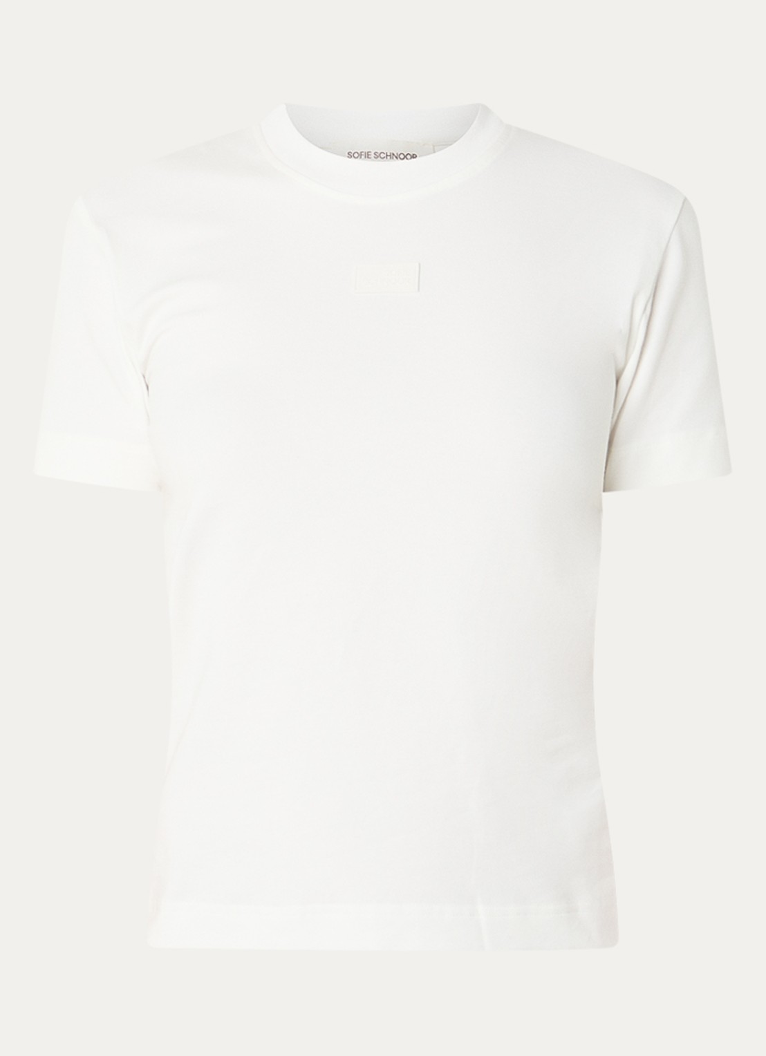 Sofie Schnoor Indy T-shirt met logo - voorkant 3 wit