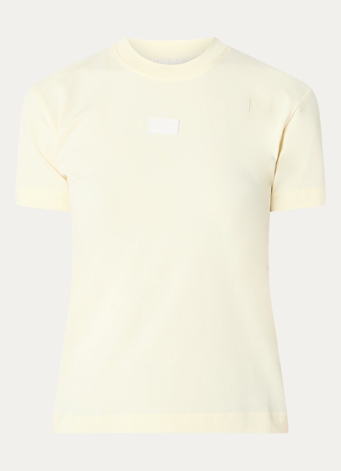 Sofie Schnoor Indy T-shirt met logo - voorkant lichtgeel