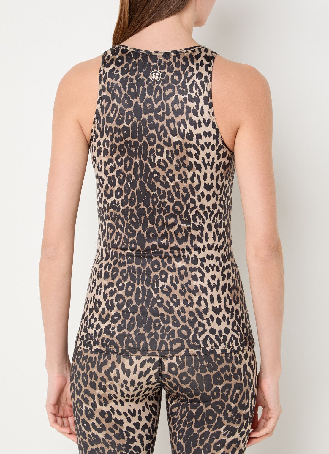 Sofie Schnoor Janet top met panterprint - achterkant bruin