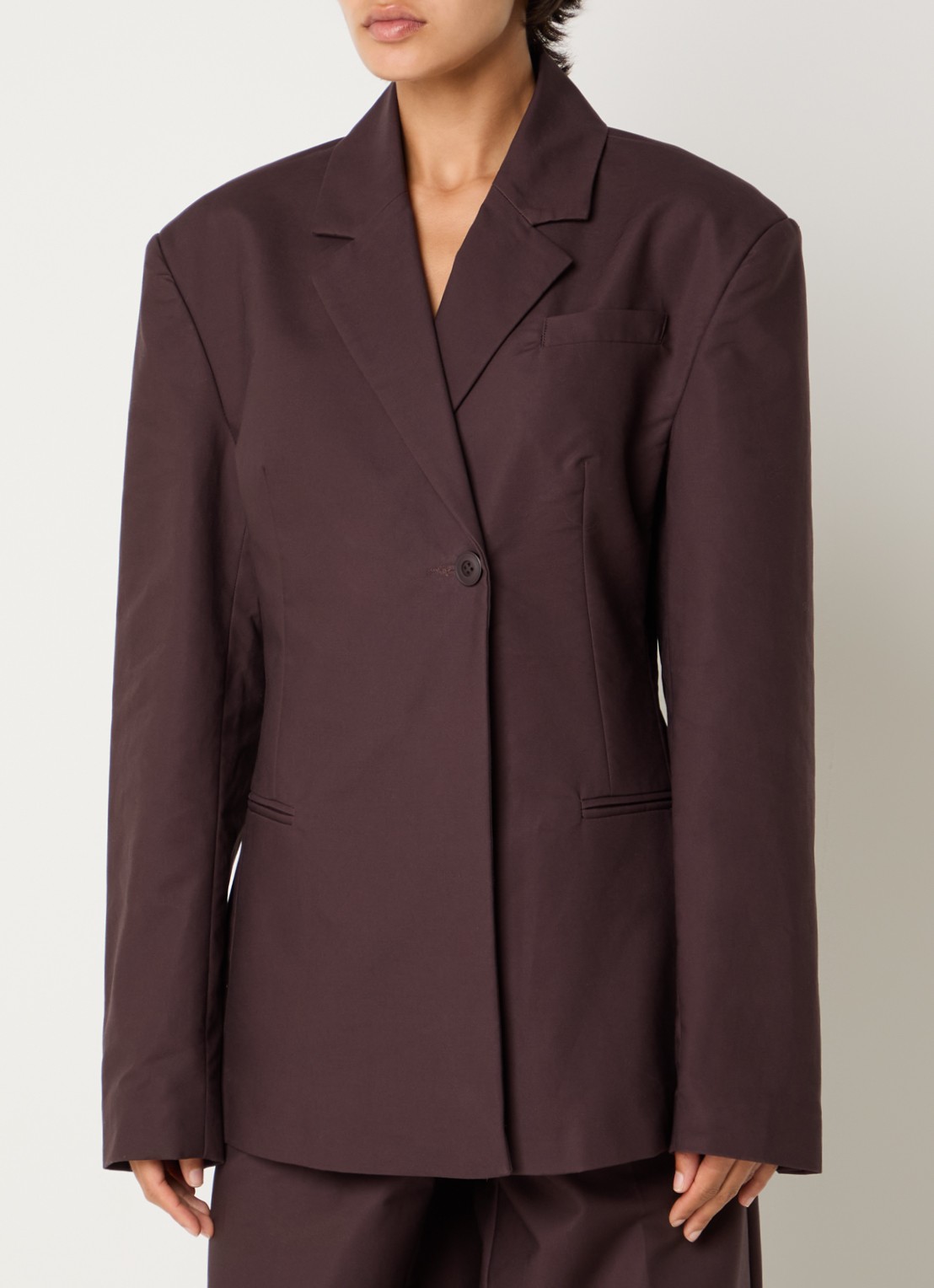 Sofie Schnoor Juvasw double-breasted blazer - detail 4 bruin