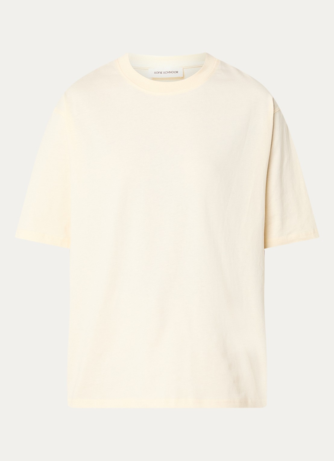 Sofie Schnoor Maesw T-shirt met backprint - voorkant ivoor