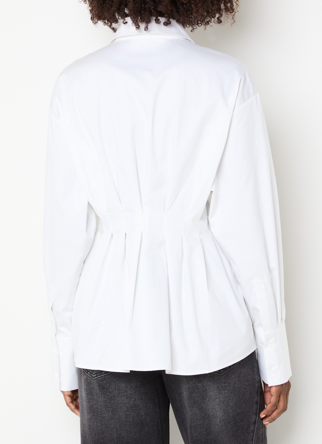 Sofie Schnoor Mikrasw blouse met plooidetail - achterkant 3 wit