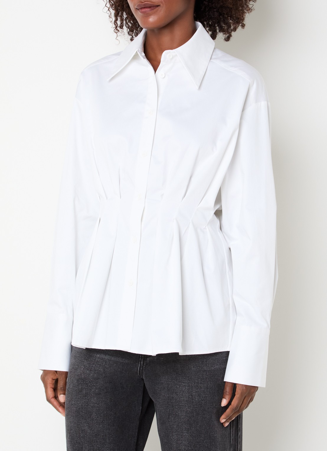 Sofie Schnoor Mikrasw blouse met plooidetail - detail 4 wit