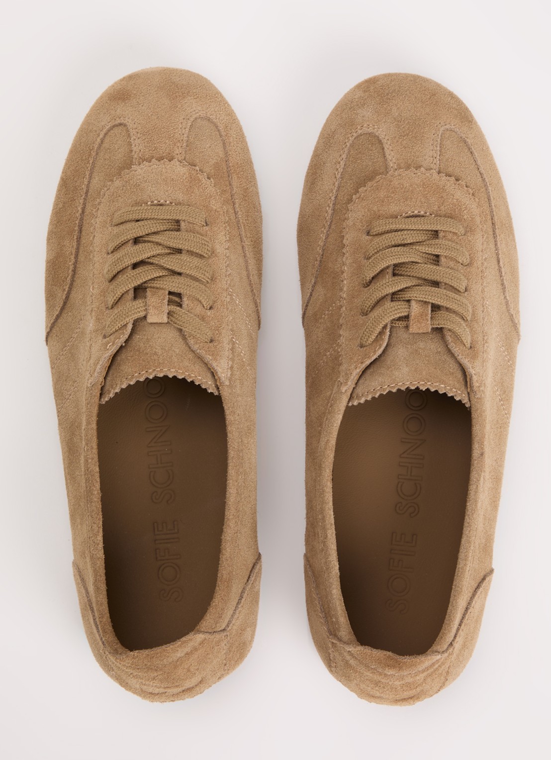 Sofie Schnoor Nadiesw sneaker van suède - detail 2 camel