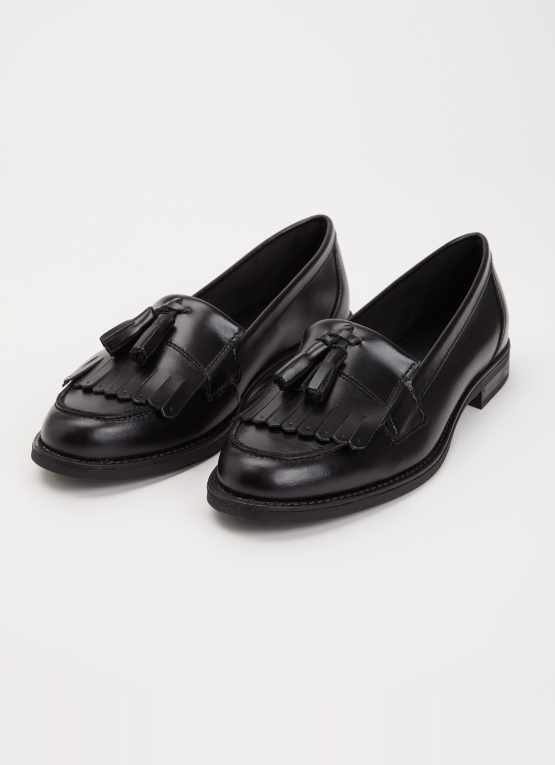 Sofie Schnoor Olivia loafer van leer - detail 2 zwart
