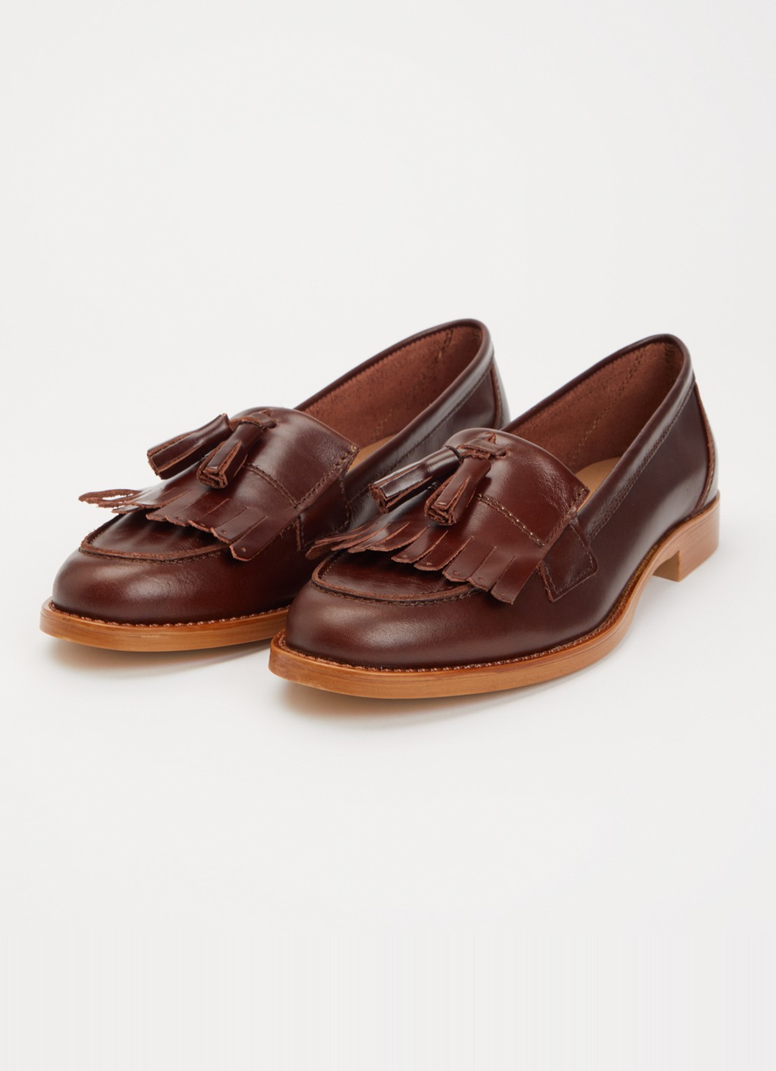 Sofie Schnoor Olivia loafer van leer - detail 3 donkerbruin
