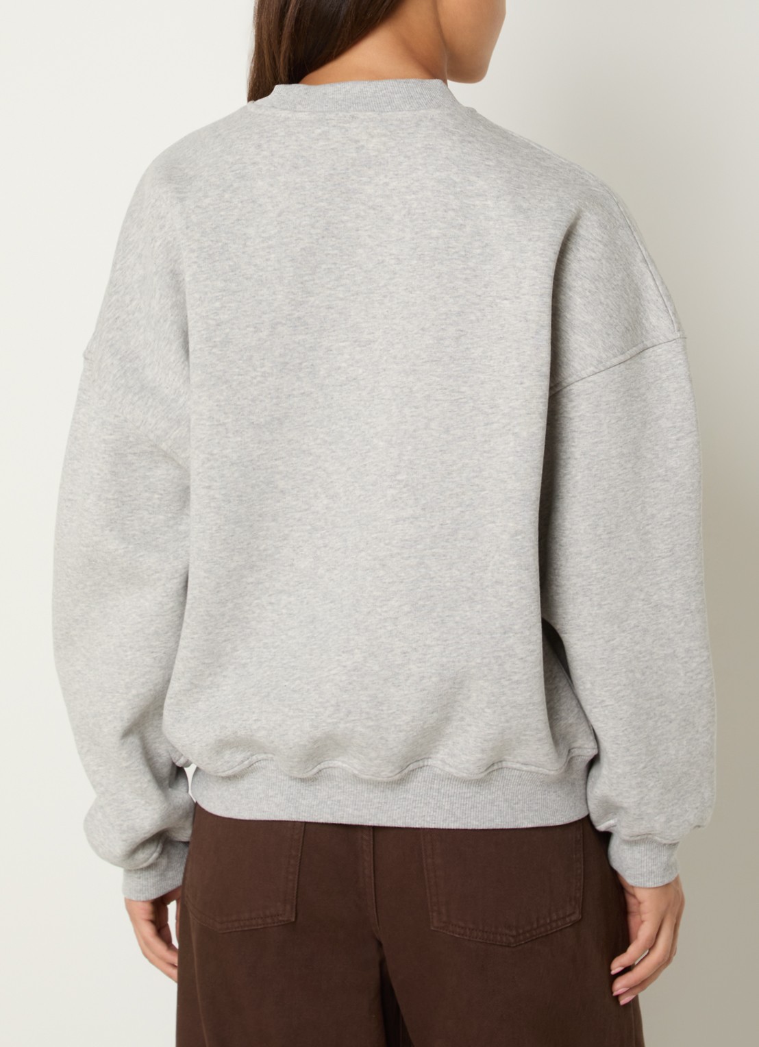 Sofie Schnoor Paross sweater met ronde hals - achterkant grijs