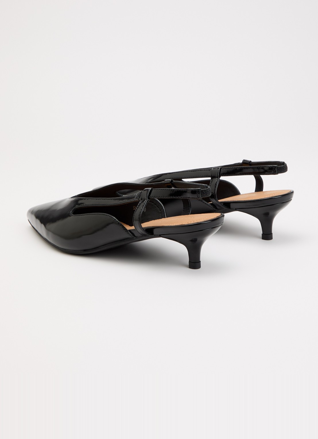 Sofie Schnoor Rill slingback van leer - achterkant 4 zwart