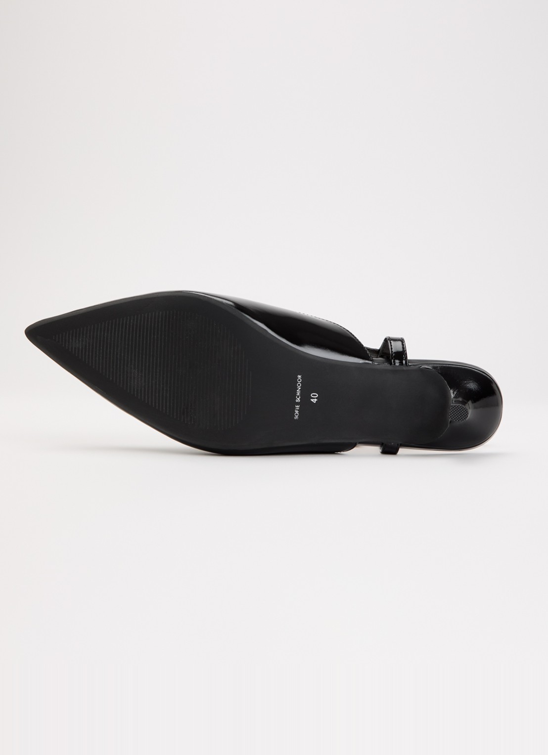Sofie Schnoor Rill slingback van leer - detail 3 zwart