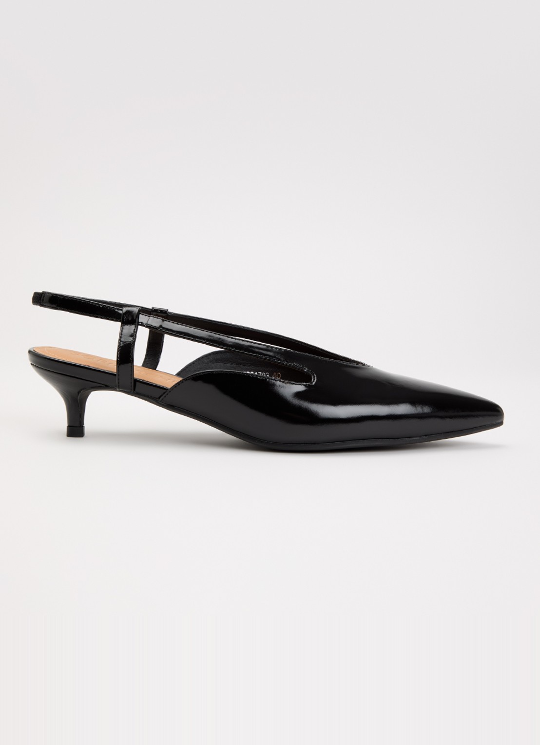 Sofie Schnoor Rill slingback van leer - voorkant 5 zwart