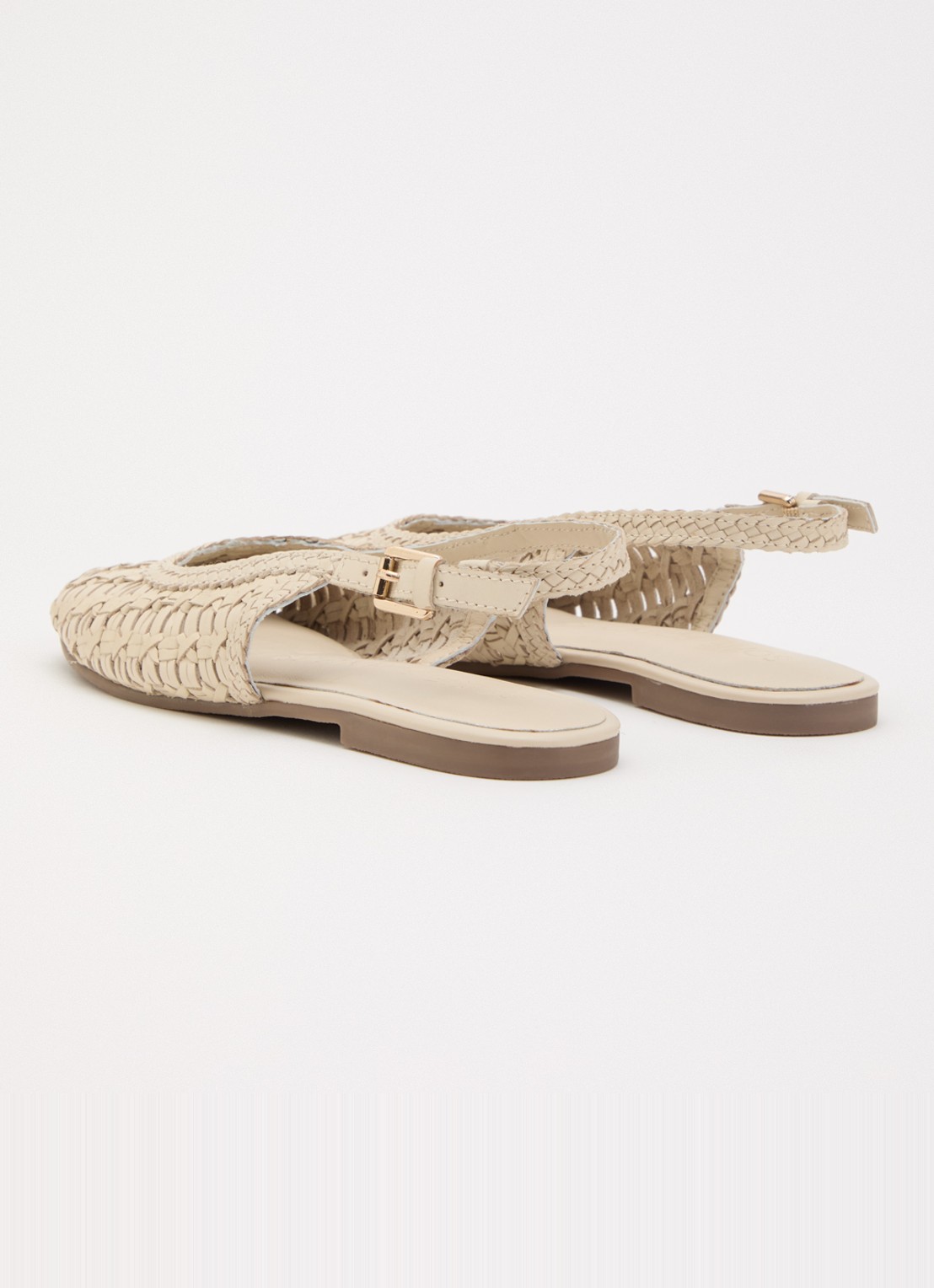 Sofie Schnoor Saisw slingback van leer - achterkant creme