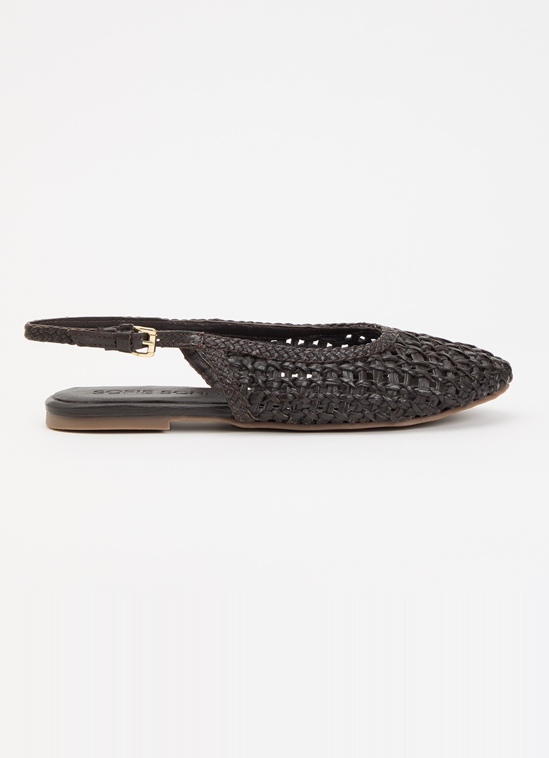 Sofie Schnoor Saisw slingback van leer - voorkant 2 donkerbruin