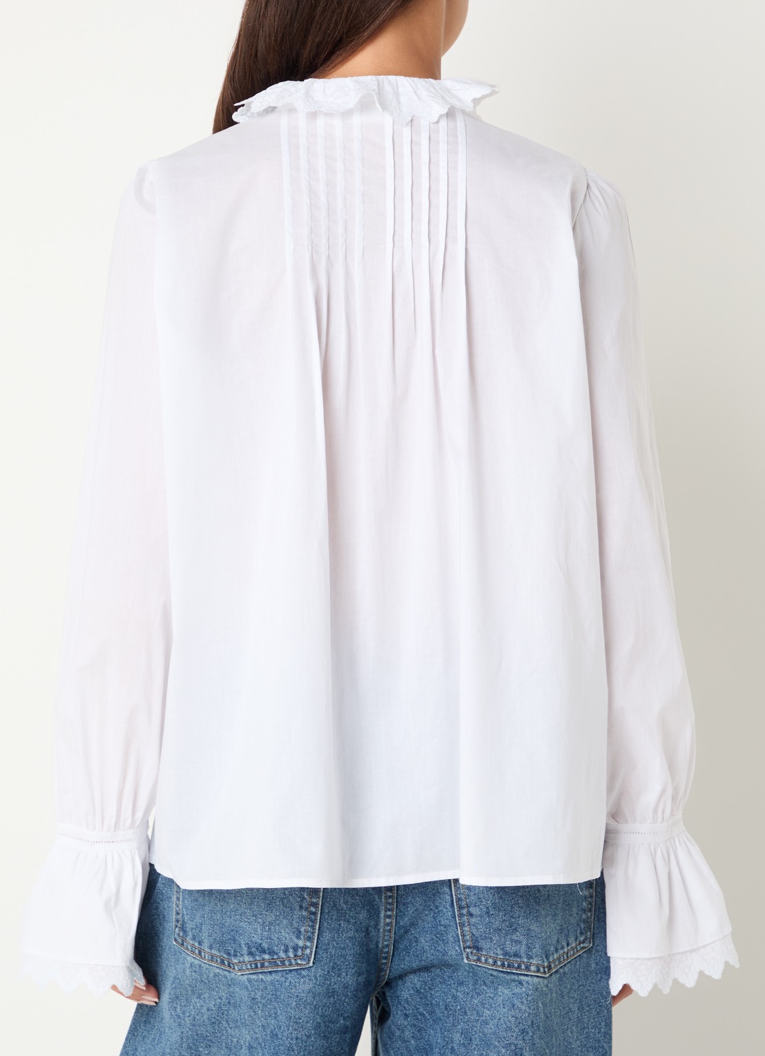 Sofie Schnoor Serena oversized blouse  - achterkant 3 wit