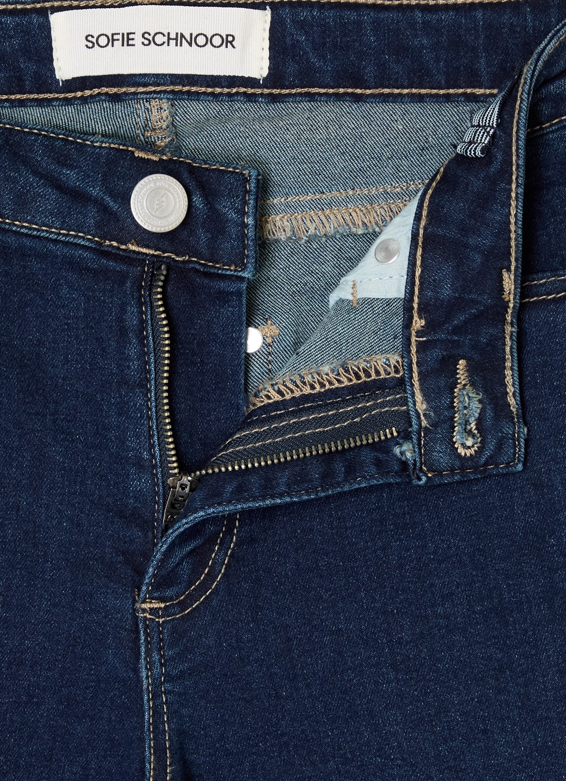 Sofie Schnoor Sofiasy straight leg jeans met steekzakken - detail 3 indigo