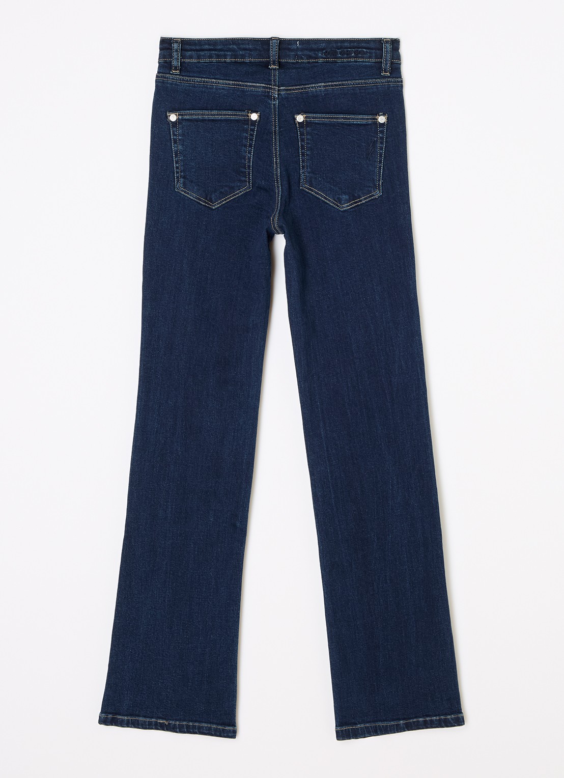 Sofie Schnoor Sofiasy straight leg jeans met steekzakken - voorkant 2 indigo