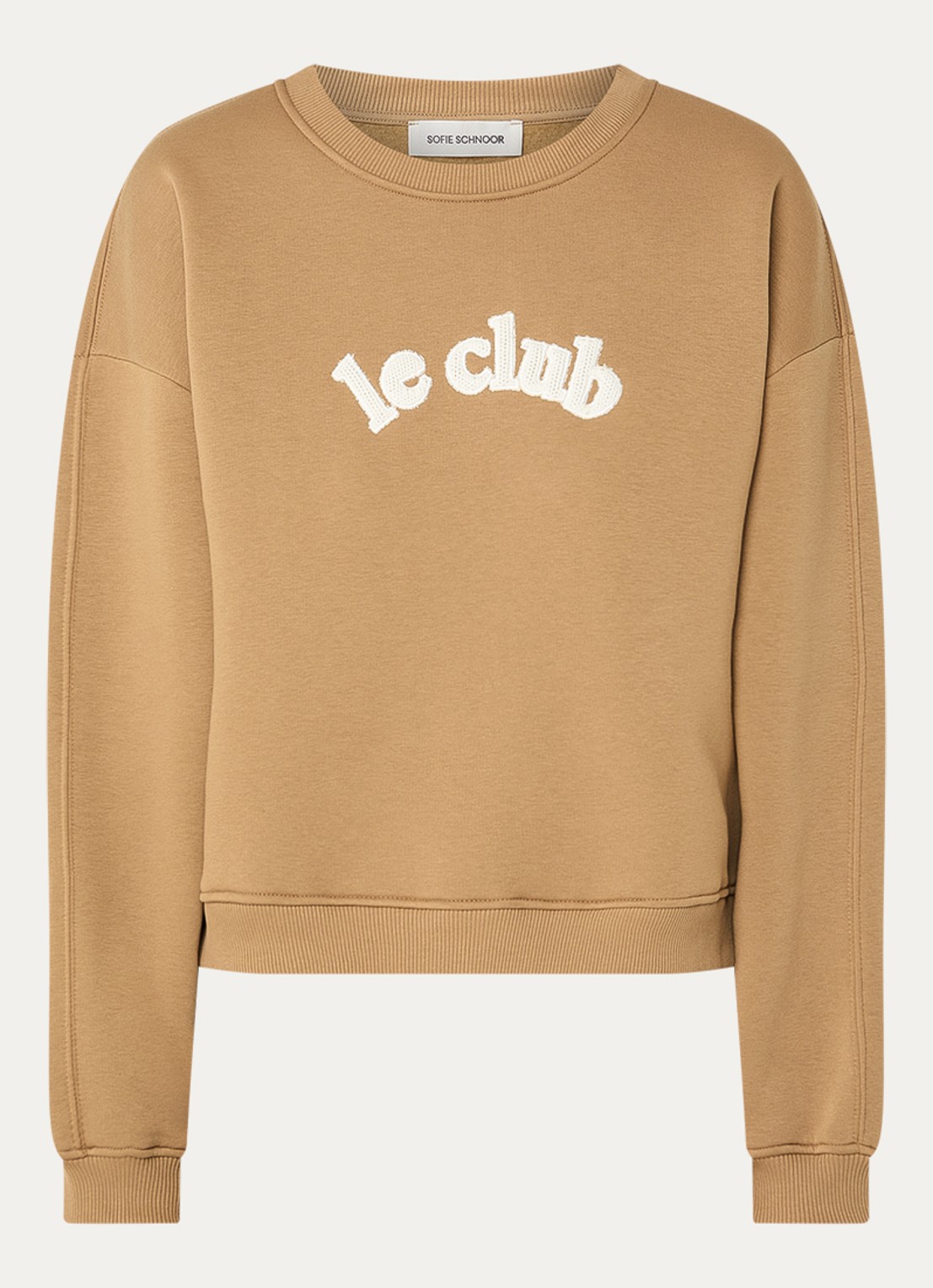 Sofie Schnoor Sweater met borduring - voorkant 2 camel