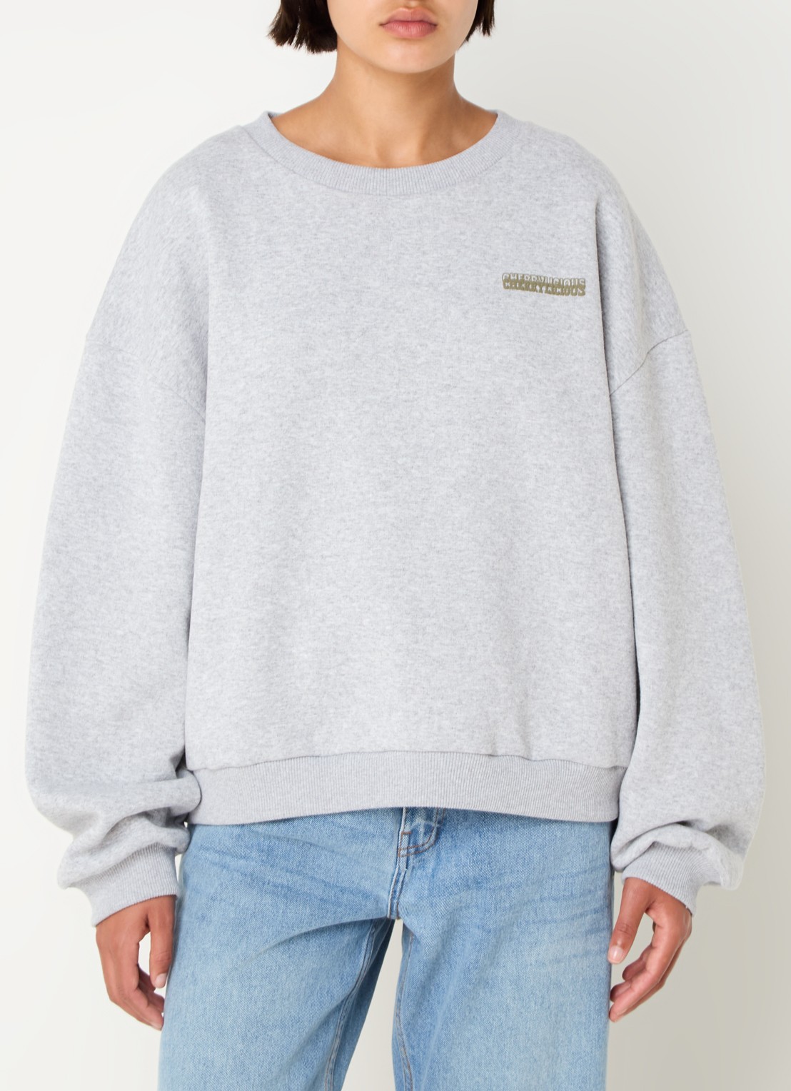 Sofie Schnoor Sweater met front- en backprint - achterkant 4 grijsmele