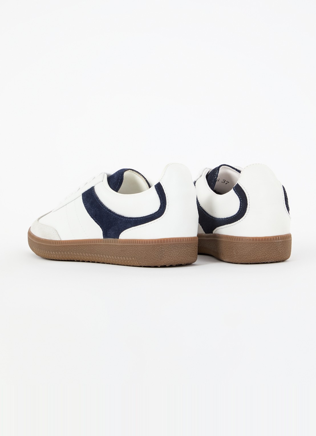 Sofie Schnoor T426 sneaker van leer - achterkant 2 donkerblauw