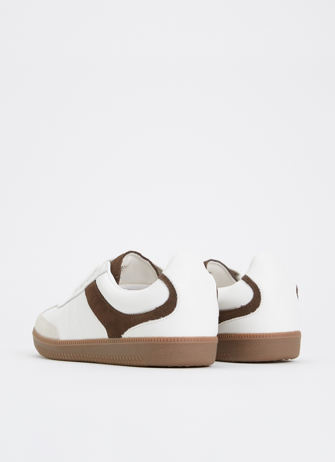 Sofie Schnoor T426 sneaker van leer - achterkant donkerbruin