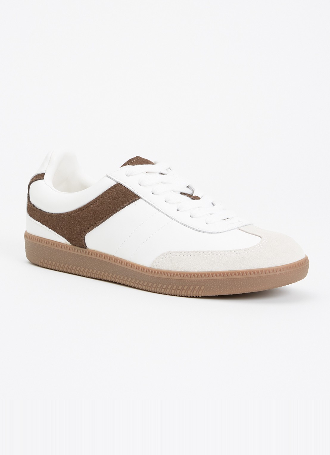 Sofie Schnoor T426 sneaker van leer - voorkant 5 donkerbruin