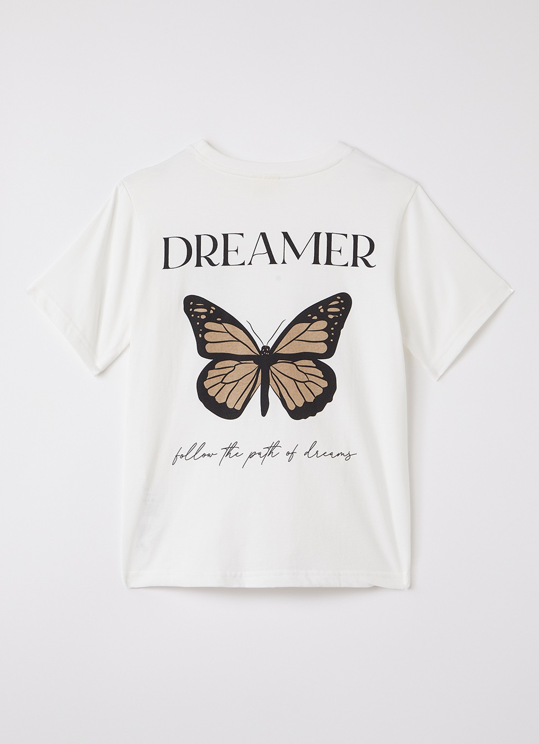 Sofie Schnoor Zena T-shirt met front- en backprint  - voorkant 2 wit