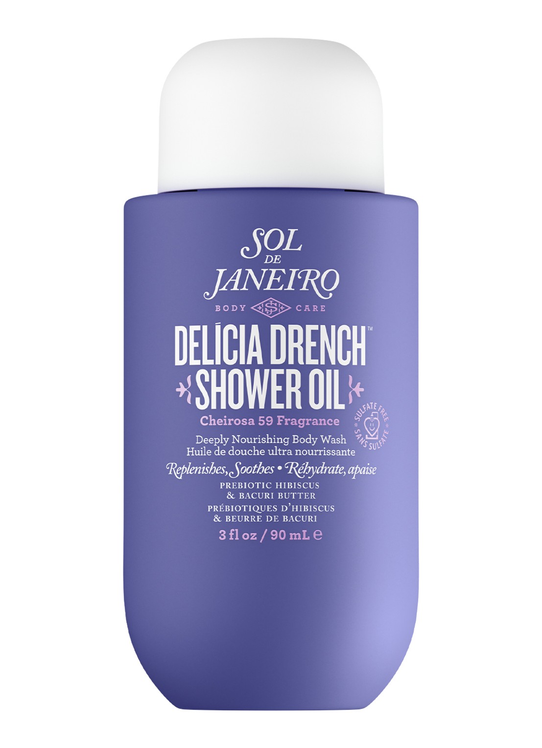 Sol de Janeiro Delicia Drench Shower Oil - doucheolie - voorkant 2 undefined