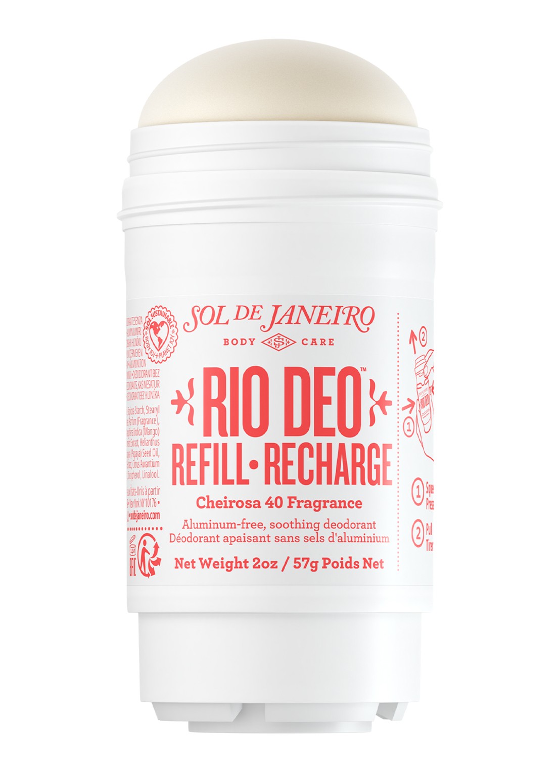 Sol de Janeiro Rio Deo Cheirosa 40 Refill - navulling deodorant - voorkant undefined