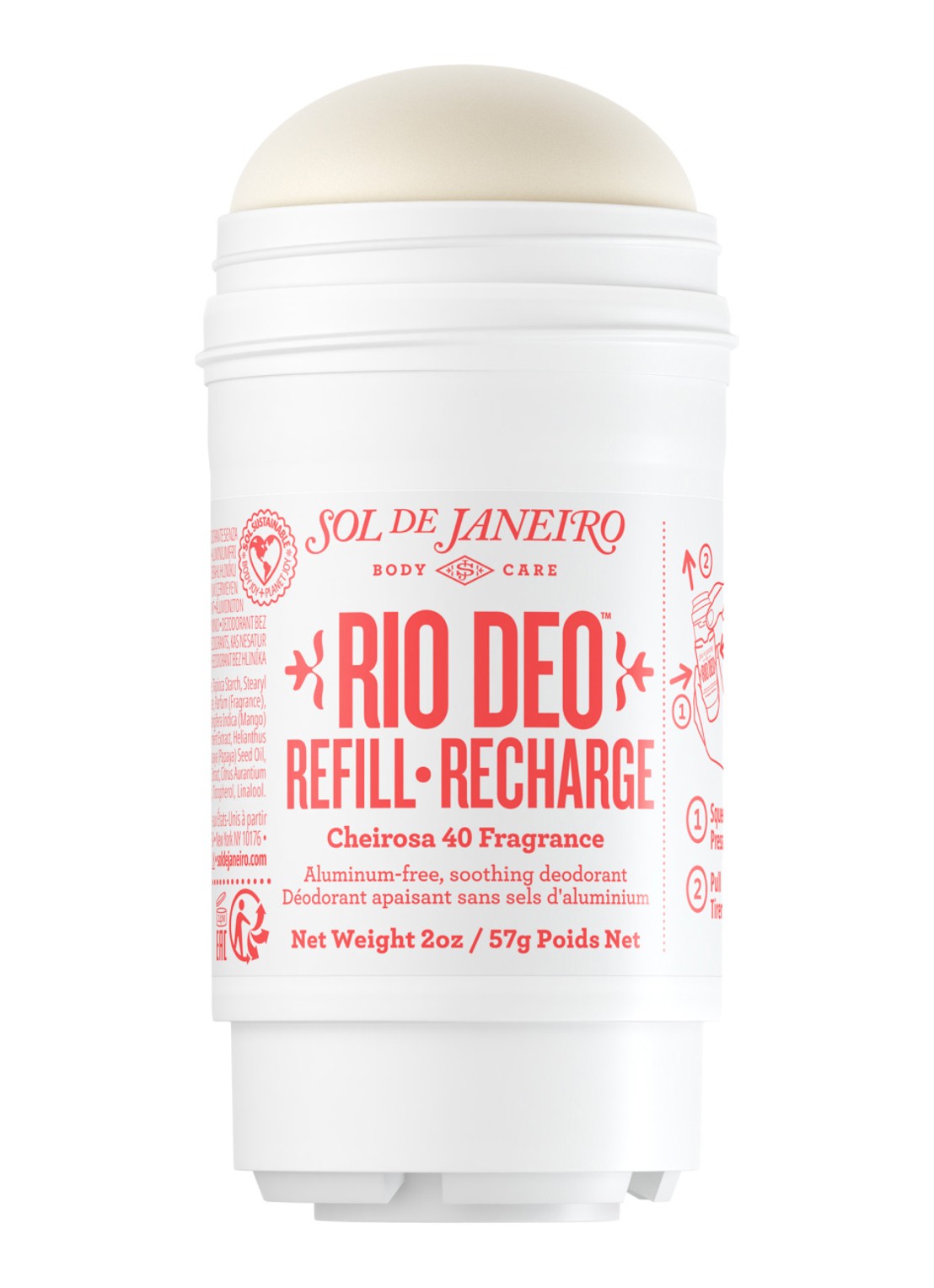 Sol de Janeiro Rio Deo Cheirosa 40 Refill - navulling deodorant - voorkant undefined