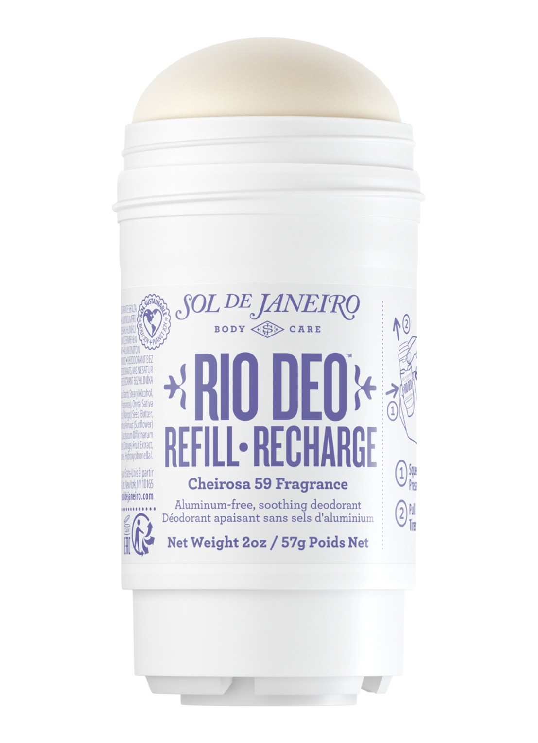 Sol de Janeiro Rio Deo Cheirosa 59 Refill - navulling deodorant - voorkant undefined