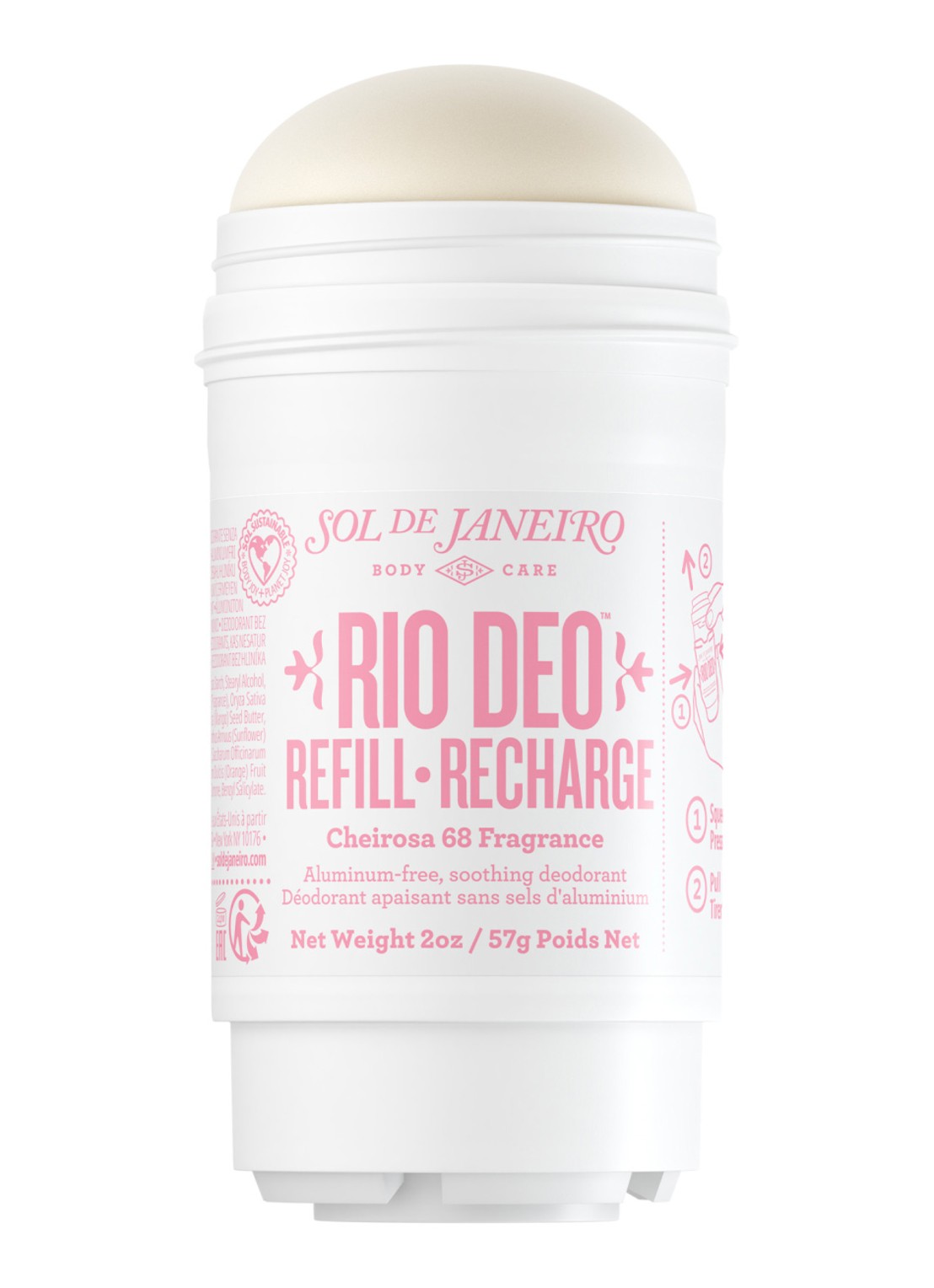 Sol de Janeiro Rio Deo Cheirosa 68 Refill - navulling deodorant - voorkant undefined