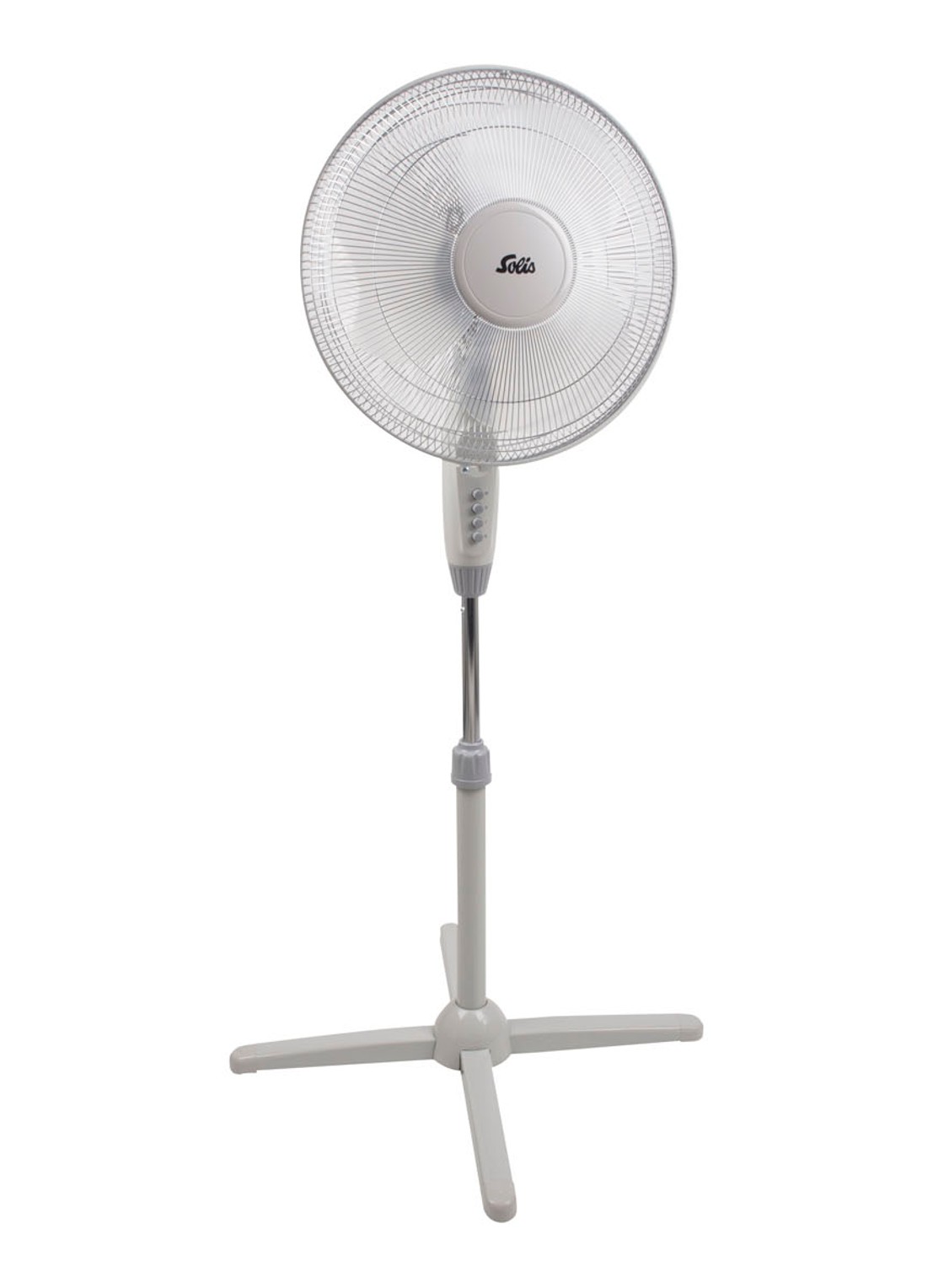 Solis 748 Standventilator, 120-140 cm hoog - voorkant 3 wit