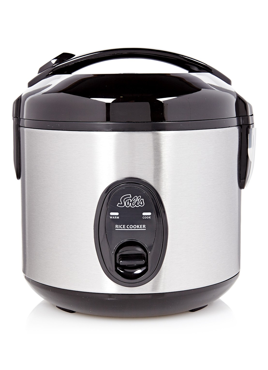 Solis Compact rijstkoker 0,8L - voorkant 2 zilver