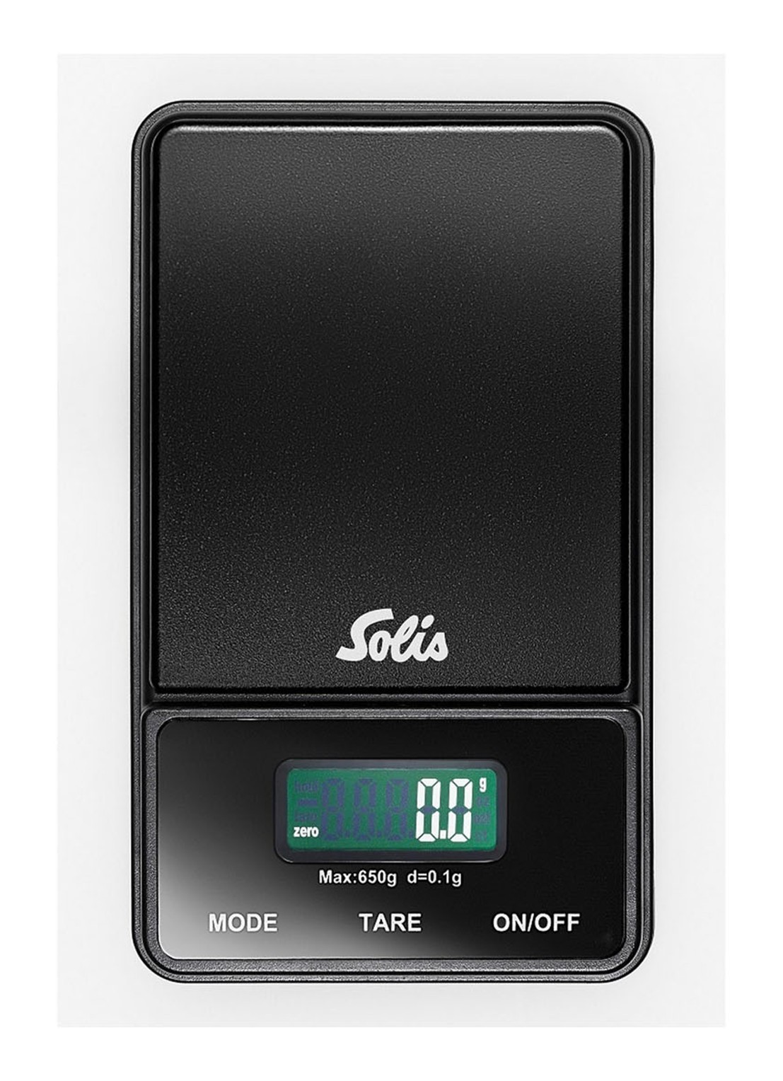 Solis Digital Pocket Scale keukenweegschaal 12,3 cm - voorkant 6 zwart