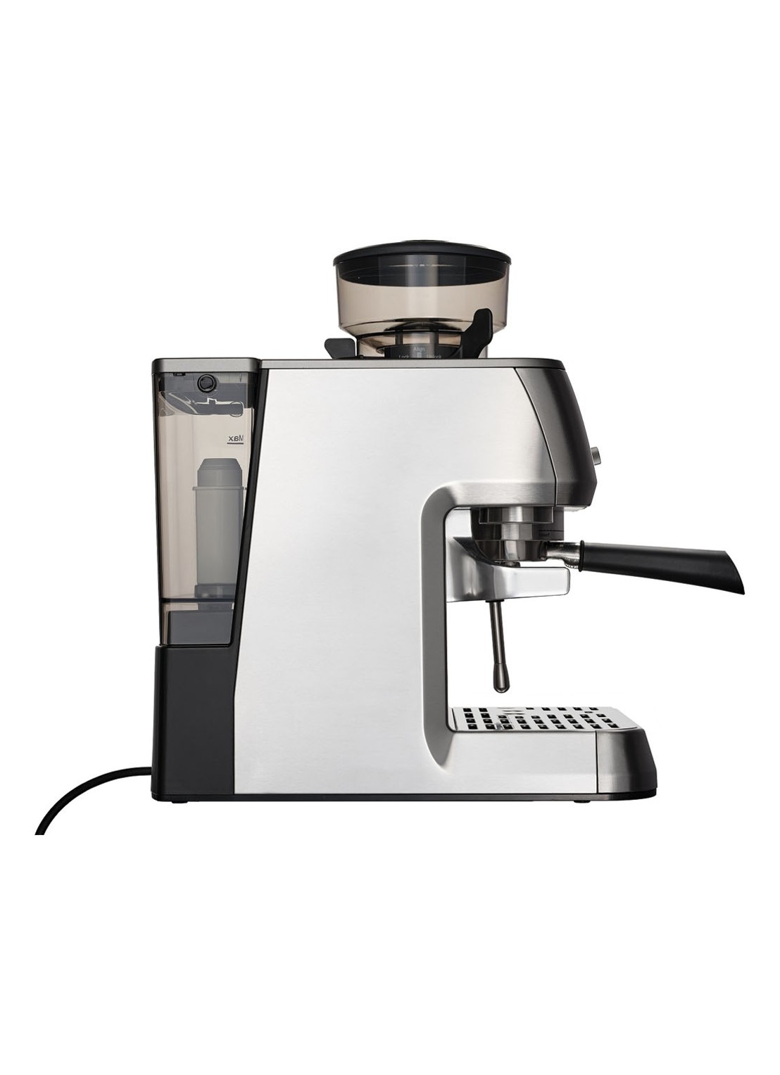 Solis Grind & Infuse Perfetta espressomachine 1019  - detail 2 zilver