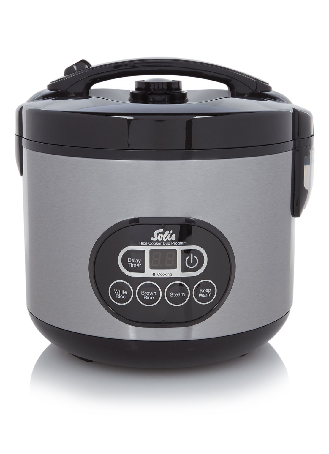 Solis Rijstkoker Duo Program 1,2 liter type 817 - voorkant 2 zilver