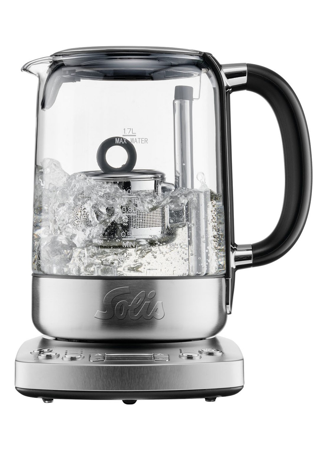Solis Tea Kettle Automatic waterkoker 1,7 liter 5518 - detail 2 zilver