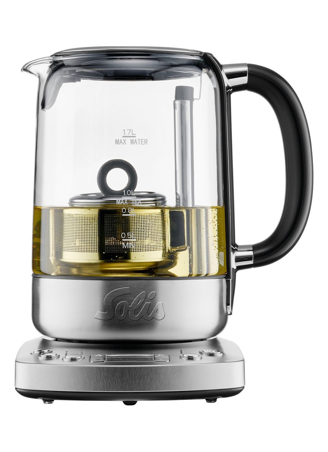 Solis Tea Kettle Automatic waterkoker 1,7 liter 5518 - detail 3 zilver