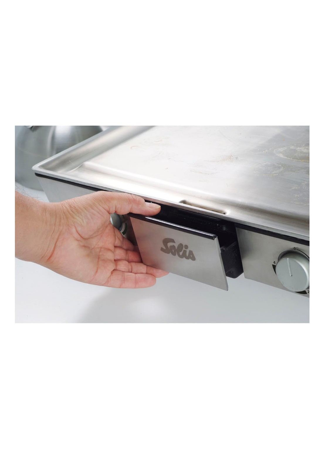 Solis Teppanyaki@Home tafelgrill 49 x 39 cm 795 - detail 4 zilver
